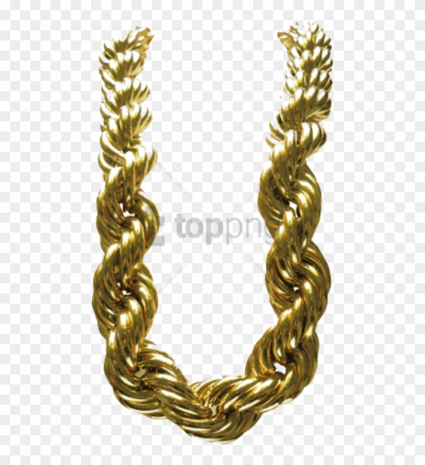 Free Png Gold Rope Chain Png Png Image With Transparent - Gold Rope Chain Psd Clipart #5221591