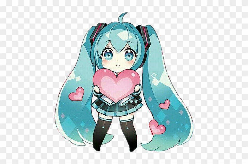 Vocaloid Hatsunemiku Miku Cute Heart Sweet - Hatsune Miku Cute Png Clipart