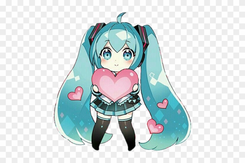 Vocaloid Hatsunemiku Miku Cute Heart Sweet - Hatsune Miku Cute Png Clipart #5221762