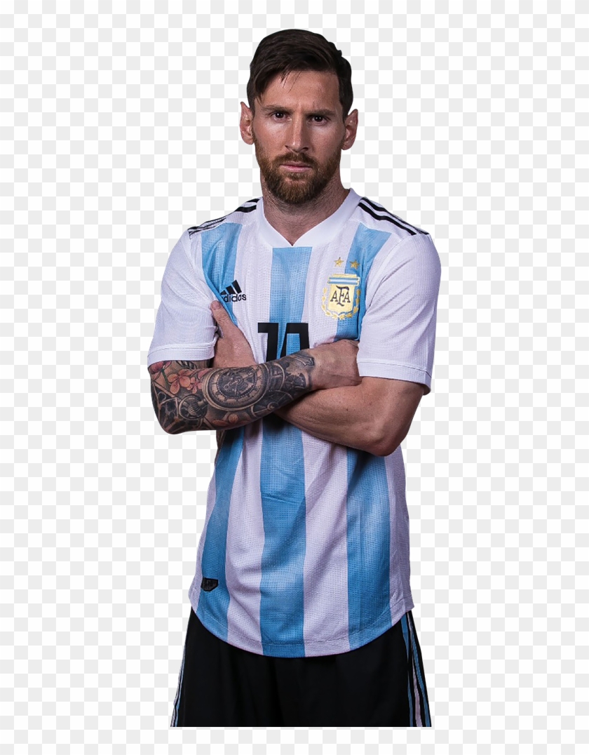 Lionel Messi - Footyrenders - Messi Argentina 2018 Png Clipart