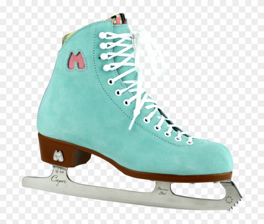 Pink Ice Skate Boots Clipart