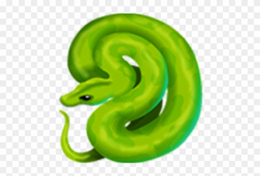 Smooth Green Snake Clipart Poker - Serpent - Png Download #5223262