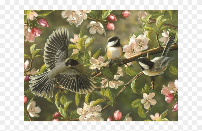 Chickadeedeedees - Large Piece - Cobble Hill Clipart