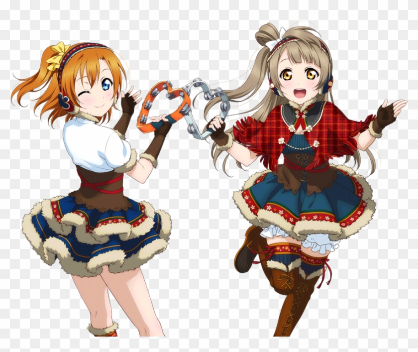 Render 7 Love Live Honoka And Kotori By Loveliverenders-d8qu3bd - Umi's Harsh Training Clipart #5224238