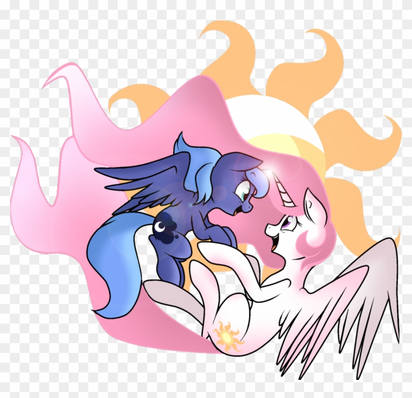 Alicorn, Artist Needed, Flying, Happy, Holding Hooves, - Illustration Clipart #5224239