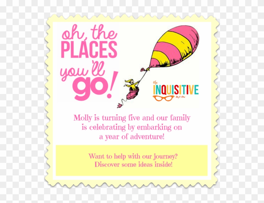 Oh The Places You'll Go Birthday Party Gift List The - Birthday Invitation With Gift List Clipart