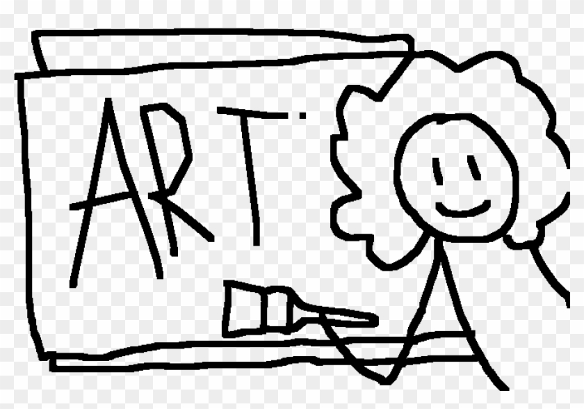 @supersonic136 Is Actually Bob Ross - Line Art Clipart