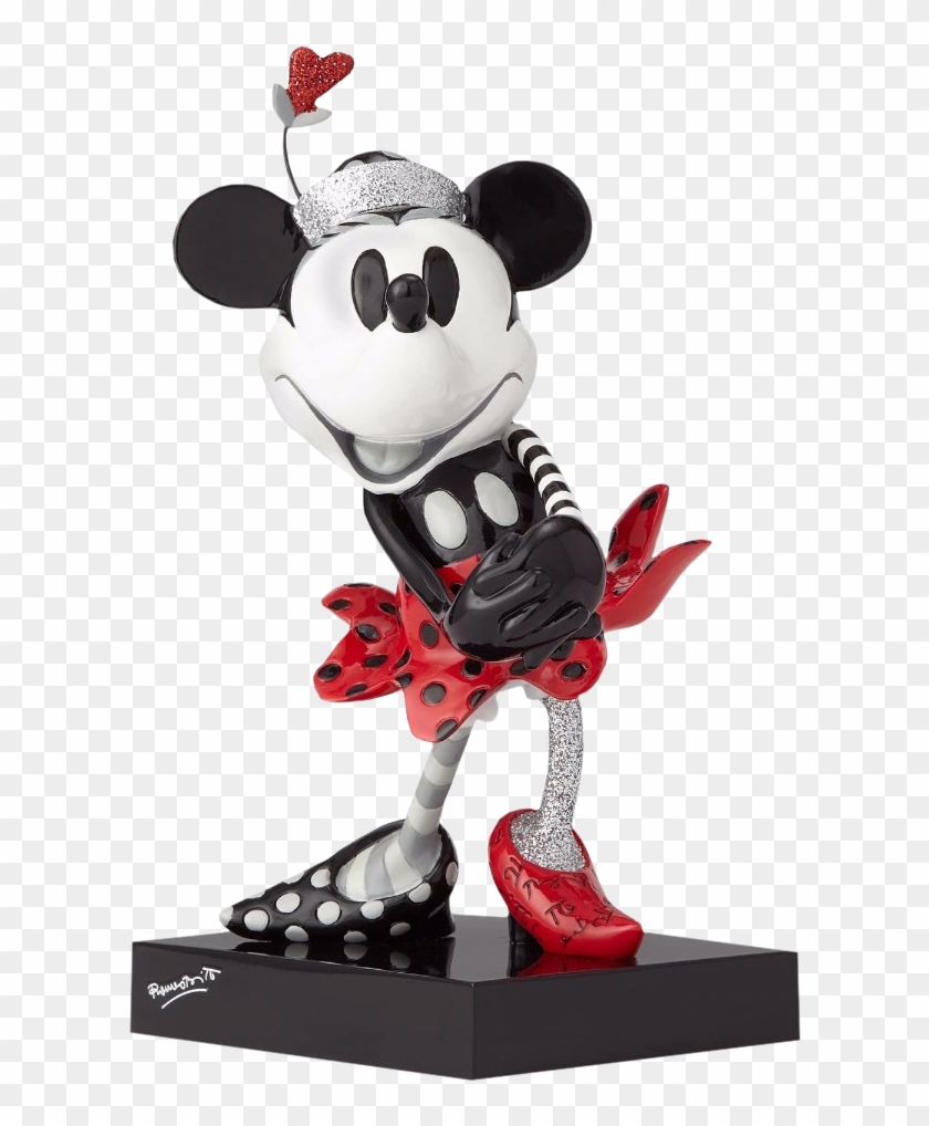 Minnie Mouse 7” Statue By Romero Britto - Steamboat Minnie Britto Clipart #5225058