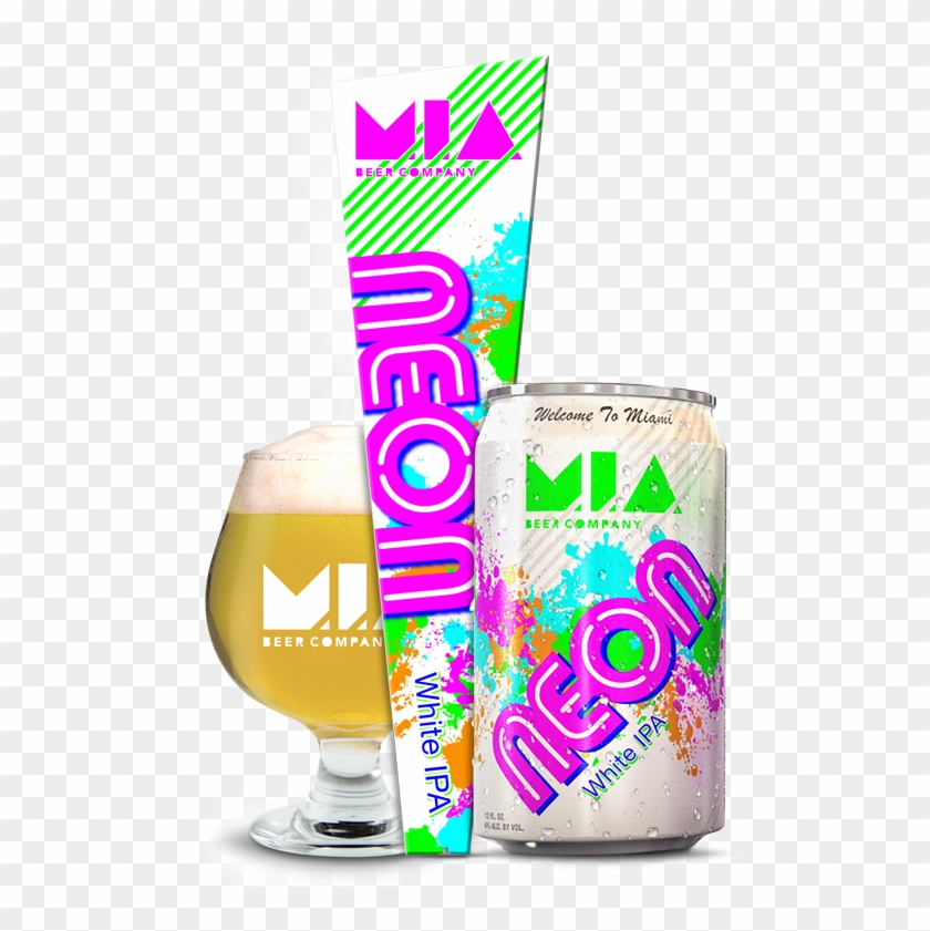 Available At - - Mia Beer Company Neon Clipart