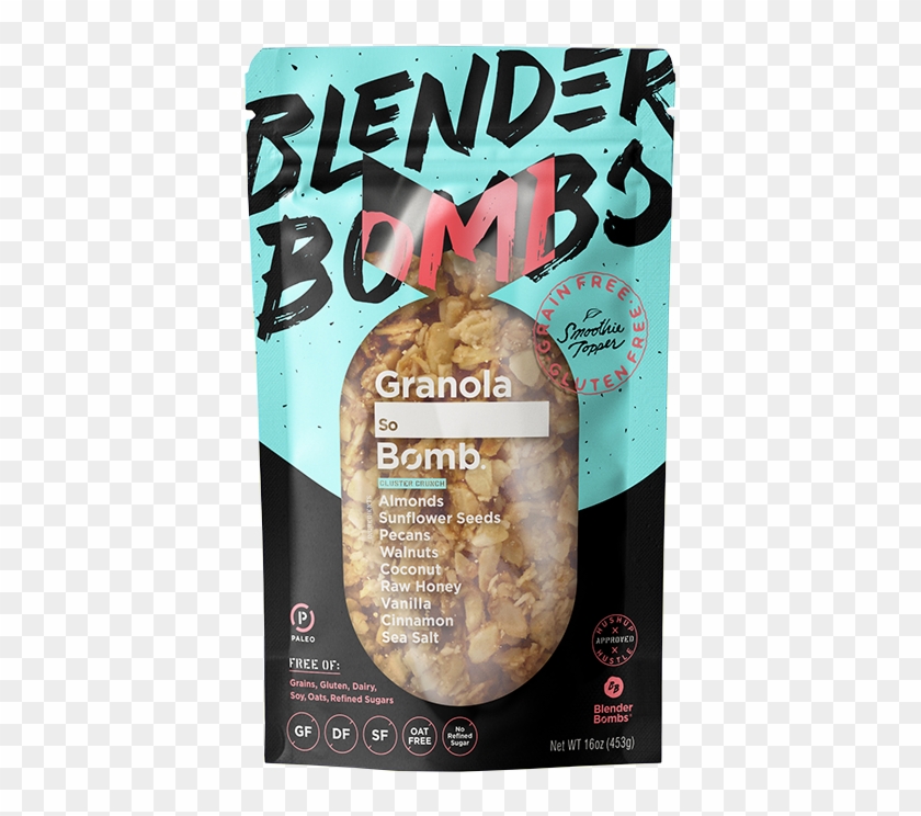 Blender Bombs Granola - Popcorn Clipart