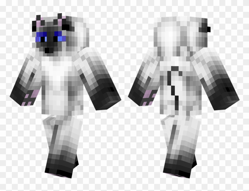 Siamese Cat - Minecraft Winter Jacket Skin Clipart #5225872