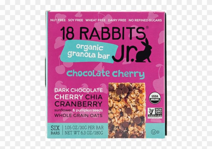 18 Rabbits Jr - 18 Rabbits Jr Mango Strawberry Granola Bar Clipart #5226150