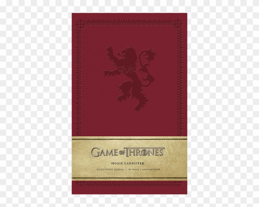 Stationery - Game Of Thrones Lannister Journal Clipart #5226614