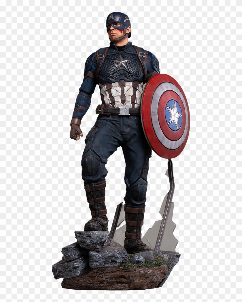 Captain America 1/4 Scale Statue - Captain America Clipart #5226804