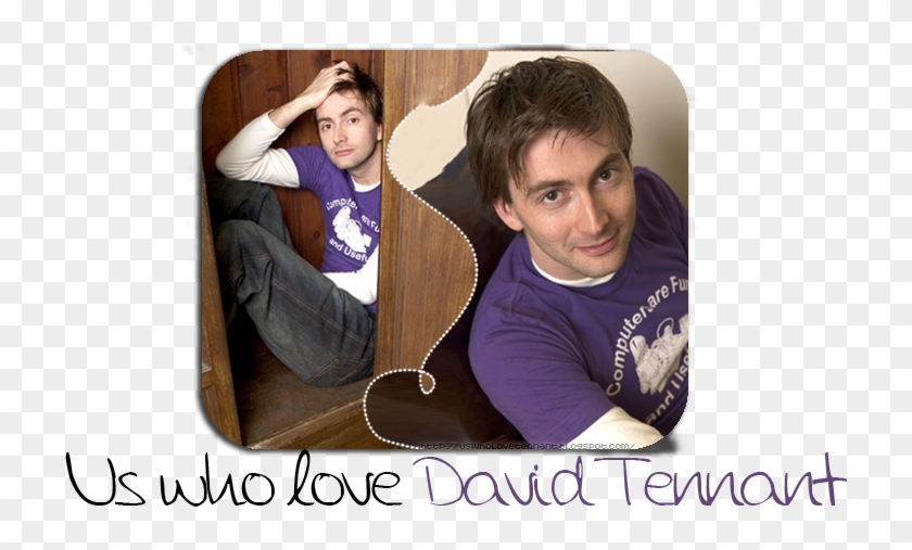 {us Who Love David Tennant} - Sitting Clipart #5226840