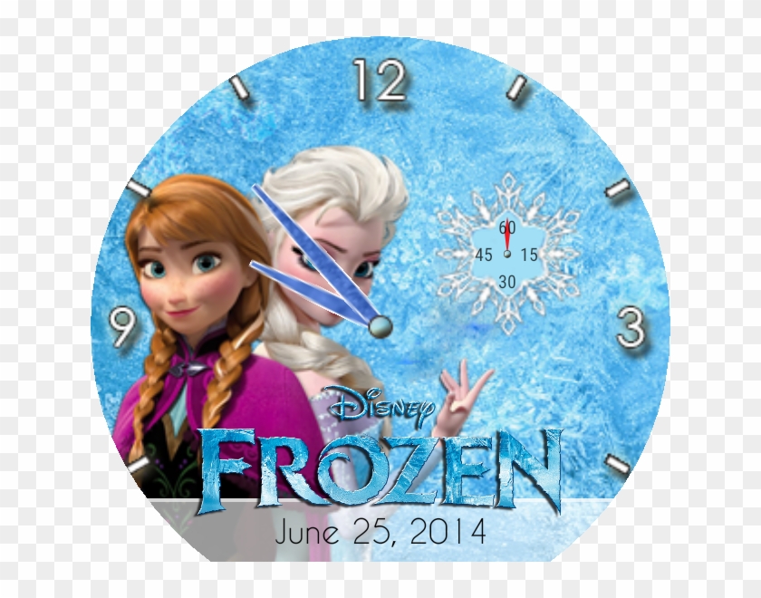 Frozen With Logo Watch Face Preview Clipart #5227206