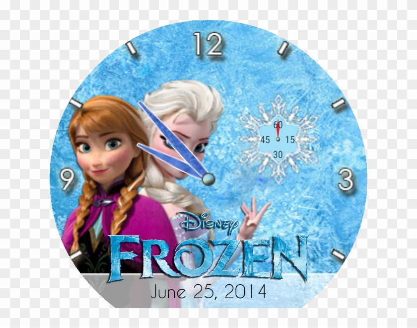 Frozen With Logo Watch Face Preview Clipart