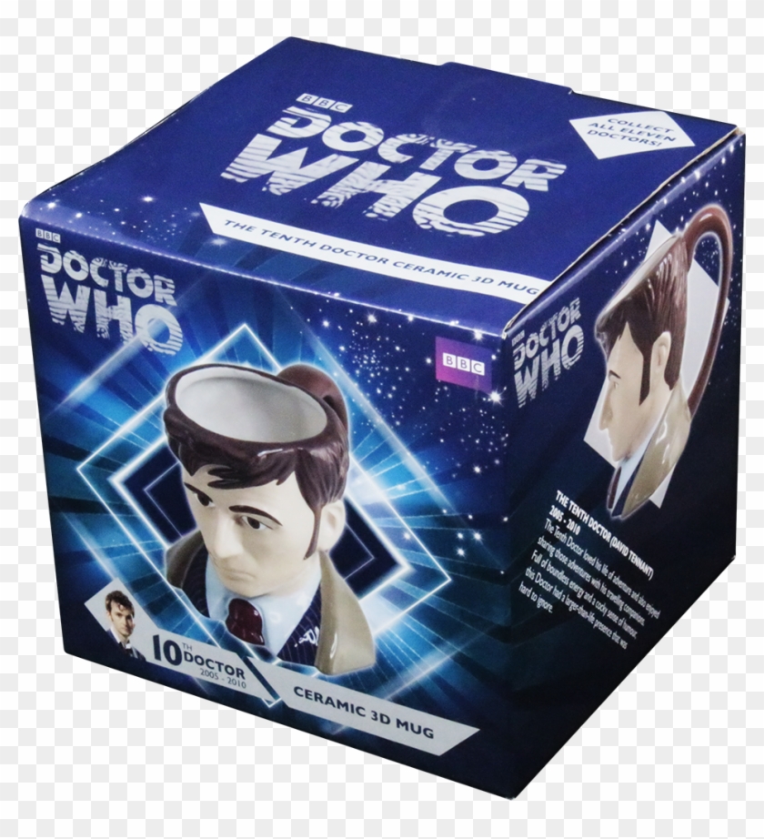 10th Doctor David Tennant Toby Style Mug - Action Figure Clipart
