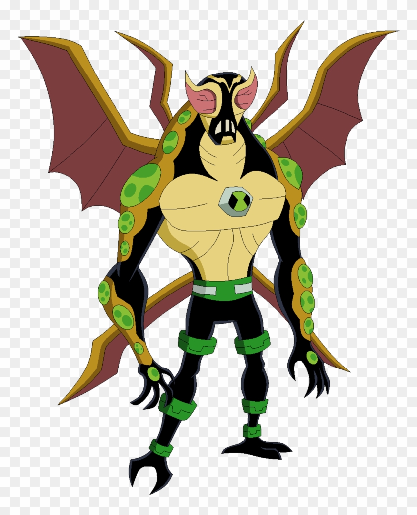 Flying Werewolf Next Fusion - Fusion Ben 10 Alien Clipart #5227515