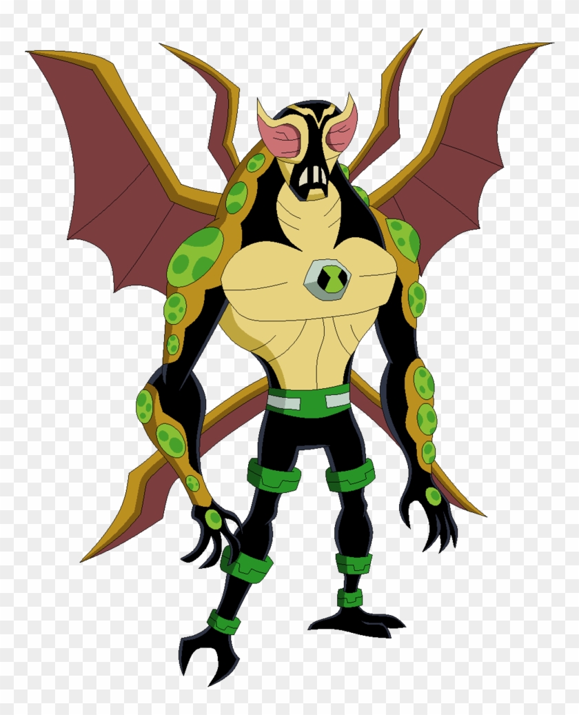 Flying Werewolf Next Fusion - Fusion Ben 10 Alien Clipart
