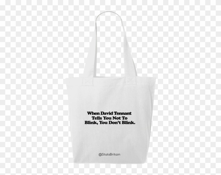 David Tennant Blink Tote - Tote Bag Clipart