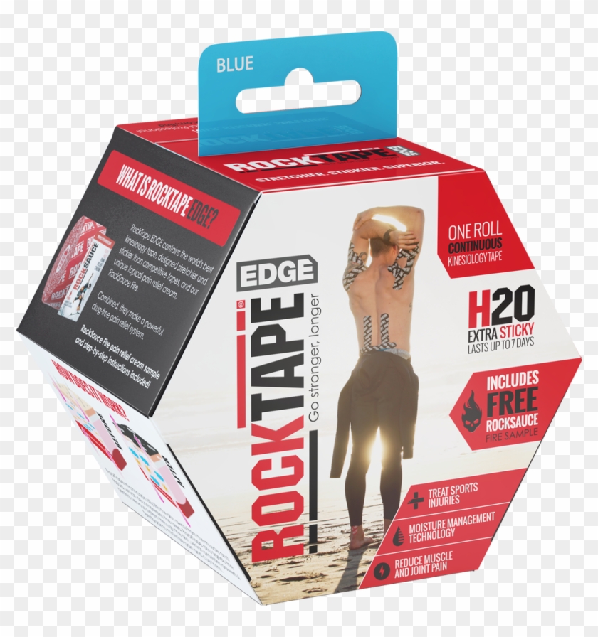 Rocktape Edge - Blue - Rocktape Clipart