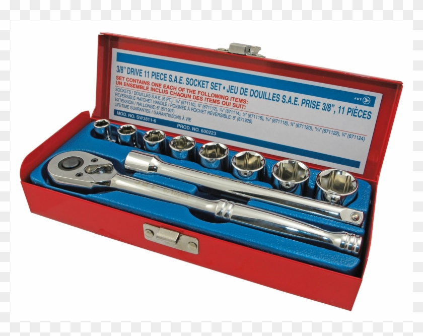 11 Piece 3/8" Drive S - Ratchet Clipart