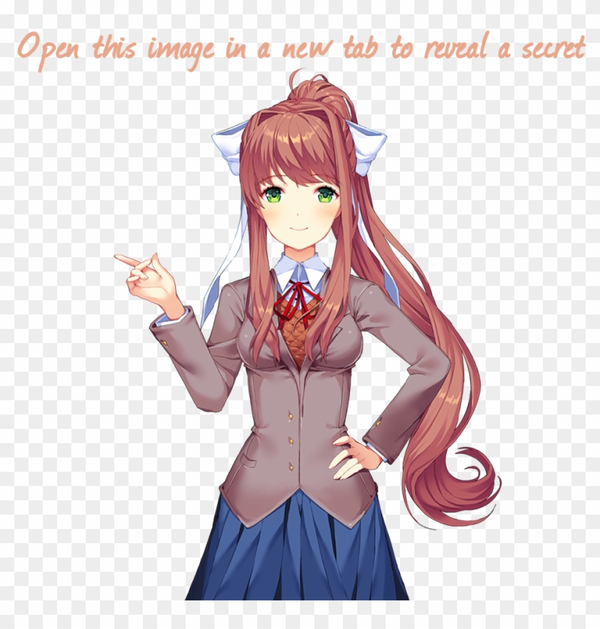 Ddlc - Monika Writing Tip Of The Day Clipart
