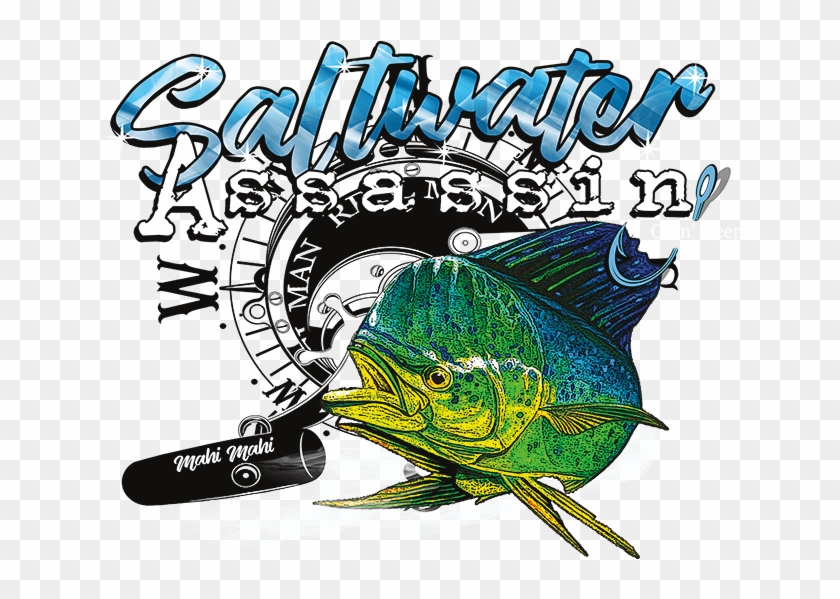 Saltwater Assassin Mahi Mahi - Illustration Clipart #5227952