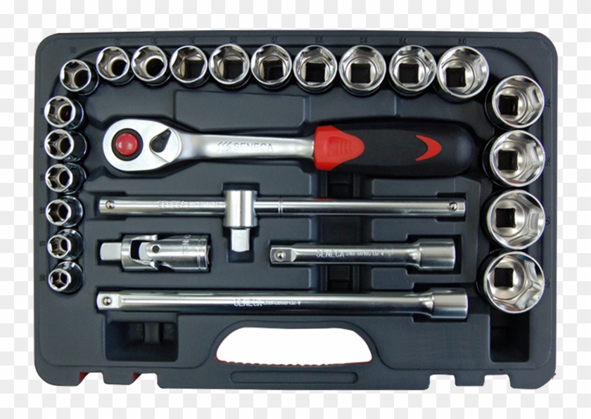 Socket Wrench Set - Metalworking Hand Tool Clipart #5227954