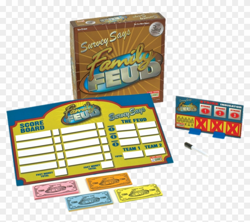 Family Feud - - Family Feud 3rd Edition Board Game Clipart #5228309