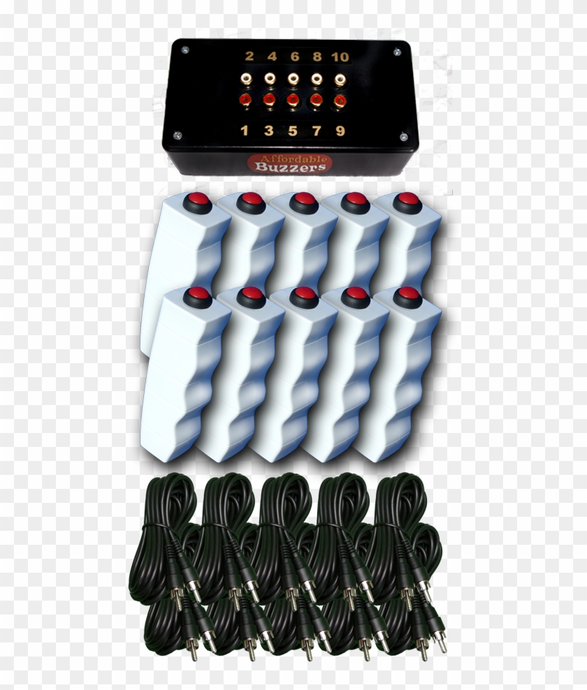 Buzzer System - Quiz Handheld Buzzer Game Clipart