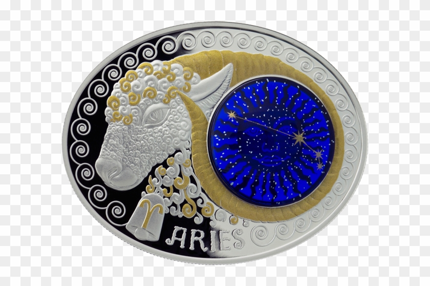 Macedonia 2014 10 Denars Aries Signs Of The Zodiac - Coin Clipart #5228654