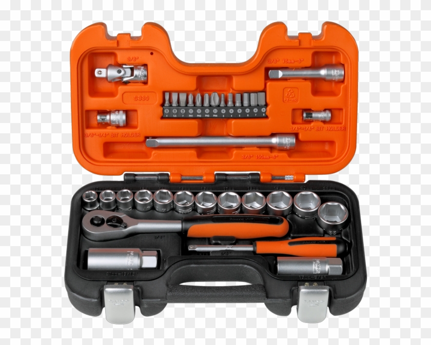 Bahco Socket Set 34 Piece S330 - Bahco Socket Set 1 4 Clipart