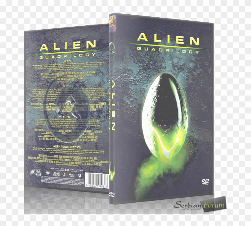 Alien Quadrilogy - Book Cover Clipart #5229194