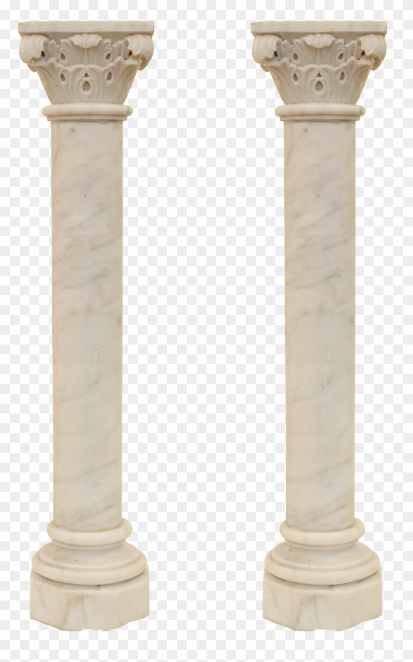 Antique Marble Columns - Marble Pillar Png Clipart #5229306