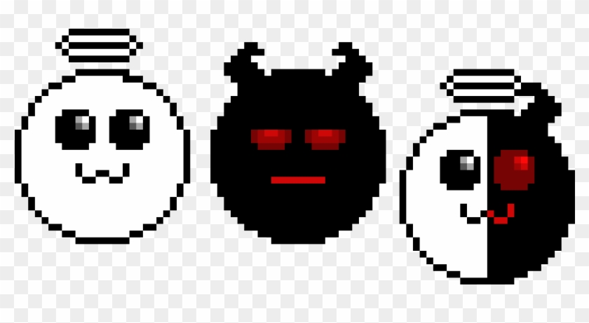 Yin, Yang, And Yinyang - Cool Minecraft Pixel Art Memes Clipart #5229317