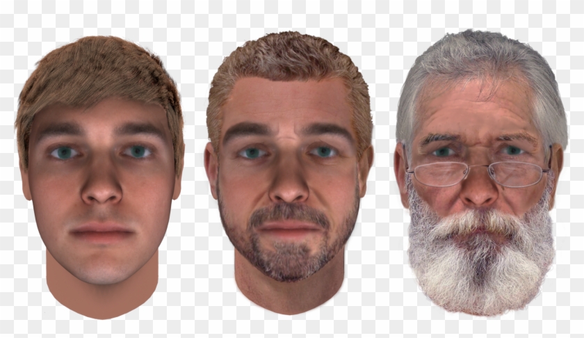 1687 X 896 20 0 - Beard Progression With Age Clipart