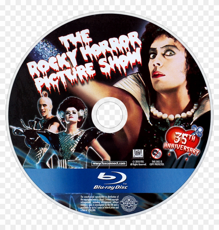 The Rocky Horror Picture Show Bluray Disc Image - Rocky Horror Picture Show Bluray Label Clipart