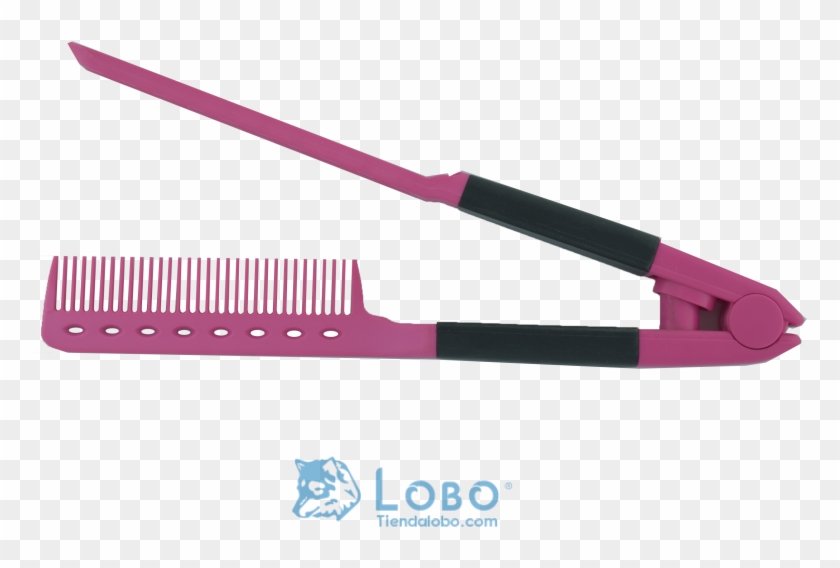 Peine Para Alaciado Carbon Rosa - Makeup Brushes Clipart