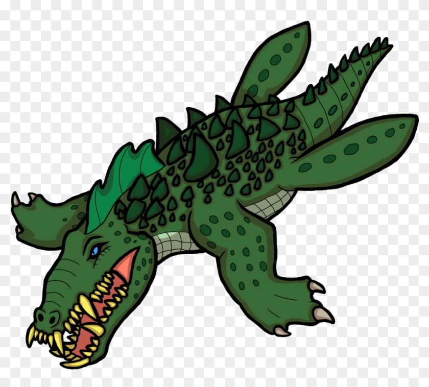 Atom Bonus Kaiju File - Alligator Kaiju Clipart