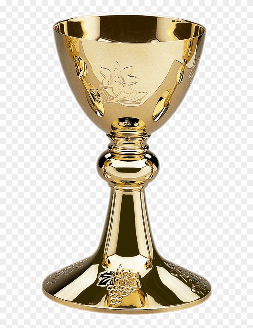 Cáliz De Líneas Sencillas Con Motivos Eucarísticos - Stemware Clipart