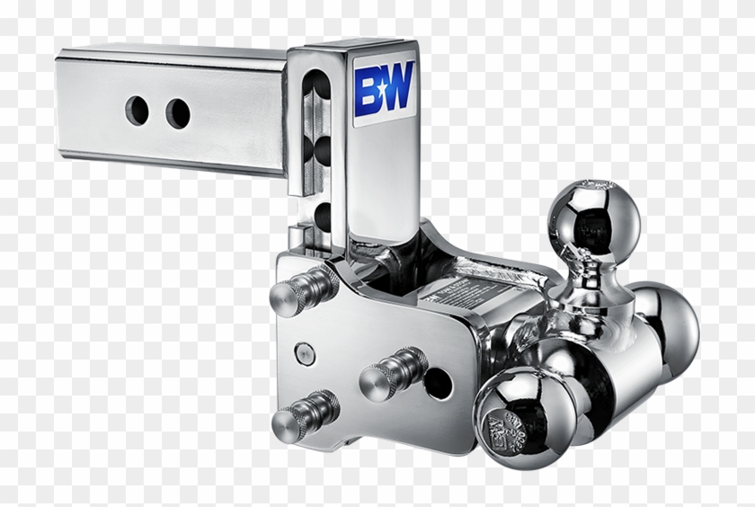 B&w Tow & Stow Adjustable Tri Ball Mount - Towing Clipart