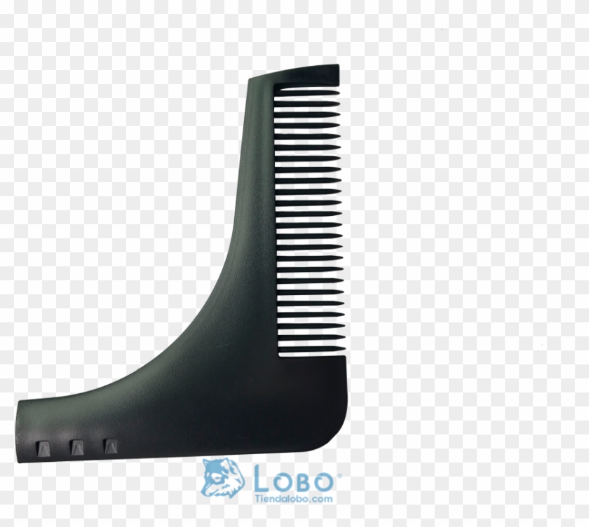Peine Delineador Para Barba Plastico Negro - Keyboard Clipart