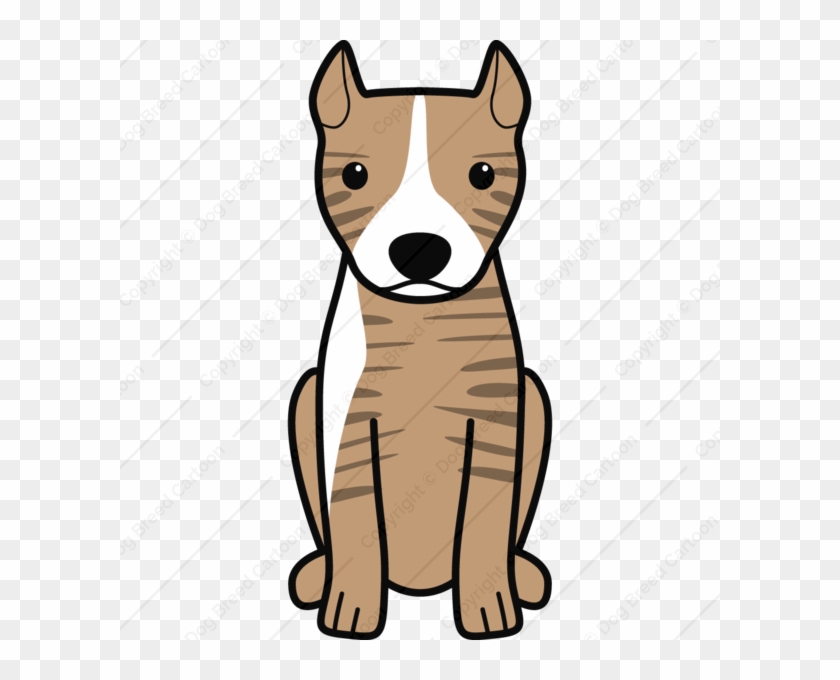 American Terrier Cropped - Transparent Pitbull Cartoon Png Clipart