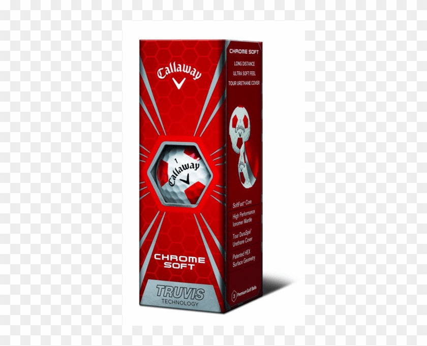 1 - - Callaway Chrome Soft Truvis Golf Ball Yellow Clipart