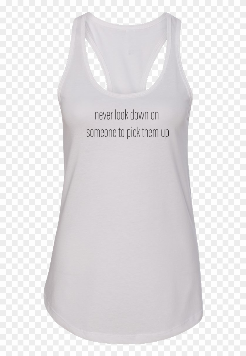 Click - Next Level White Tank Tops Png Clipart #5231041