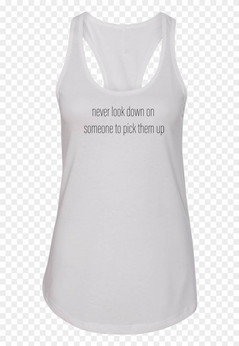 Click - Next Level White Tank Tops Png Clipart