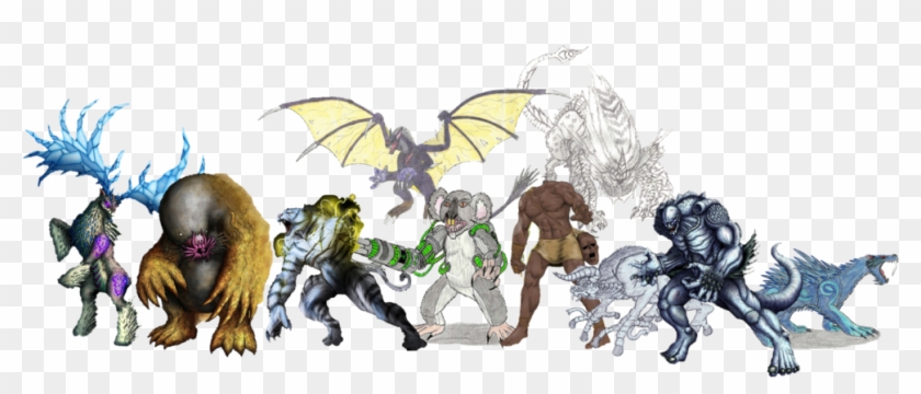 Mammal Drawing Mammalia - Kaiju Combat New Monster Clipart