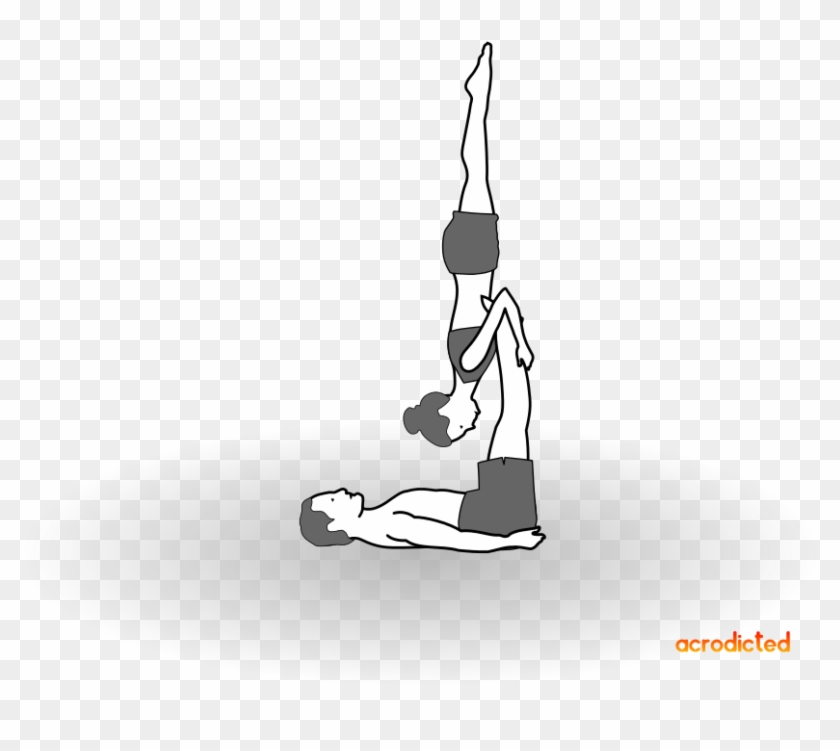Biceps Stand On Feet - Illustration Clipart